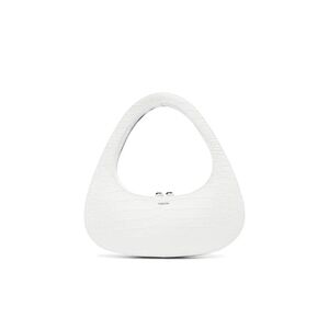 Coperni White Croc-Embossed Handbag